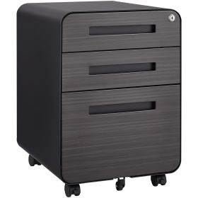 3 Drawer Mobile File Cabinet Under Desk Office,Simple Style Versatile Storage Cabinet for Legal/Letter/A4 Files