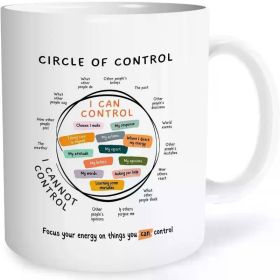 11oz Ceramic Coffee Mug - Perfect Gift for Women'S Mental Health, Calming Corner Decor, Ideal for School & Office,