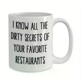 1pc 11oz Food Safety Inspector Mug, Gift for Food Inspector, Health Department Worker, Restaurant Inspector, Public