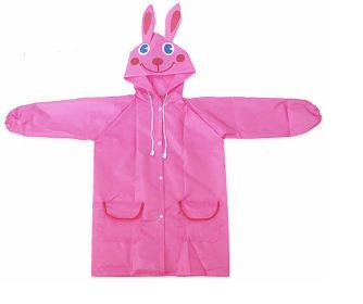 THC Thai Shop Funny Rain Coat (Option: Pink-M)