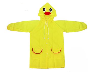 THC Thai Shop Funny Rain Coat (Option: Yellow-M)